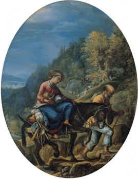 亞儅 埃爾斯海默 The Flight into Egypt